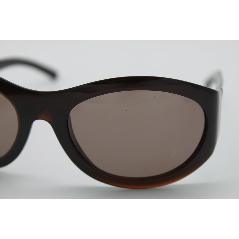Bottega Veneta Black Oversized Rounded Sunglasses with Brown Gradient Lenses - Picture 7 of 12